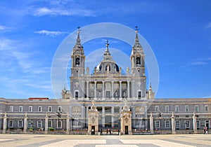 Almudena Cathedral in Madrid Spain photo