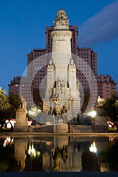 Madrid. Square of Spain photo