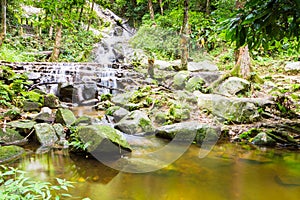 Mae Kampong Waterfall Chiang mai Thailand.