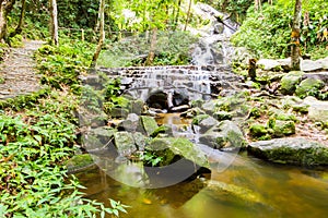 Mae Kampong Waterfall Chiang mai Thailand.