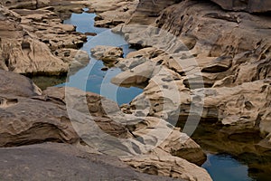 Mae Khong river canyon Sam Phan Bok