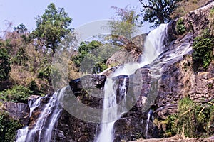 Mae Klang Waterfall in Doi Inthanon, Chiang Mai Province Thailand