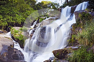 Mae Klang waterfall in doi-inthanon Chiangmai