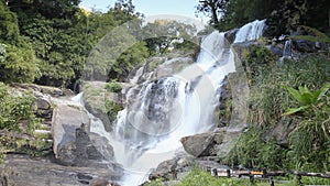 Mae Klang waterfall at doi inthanon chiangmai, thailand