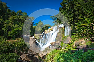 Mae Klang waterfall in doi-inthanon Chiangmai , Thailand