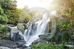 Mae Klang waterfall in doi-inthanon, Chiangmai Thailand