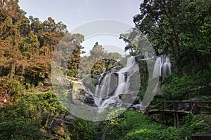 Mae Klang waterfall at doi inthanon, Chiangmai Thailand - Beautiful waterfall landscape
