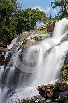 Mae Klang waterfall in doi-inthanon , Thailand