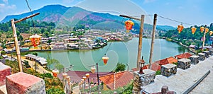 Mae Sa-Nga lake from the fortress of Ban Rak Thai, Thailand