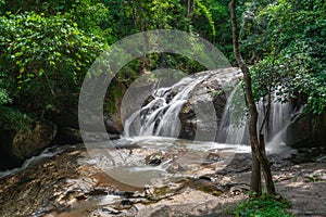 Mae Sa waterfall national park in Mae Rim, Chiang Mai, Thailand