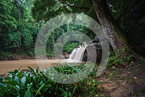 Mae Sa waterfall Near Chiangmai city, Chiang Mai, North in Thailand