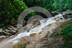 Mae Sa waterfall Near Chiangmai city, Chiang Mai, North in Thailand