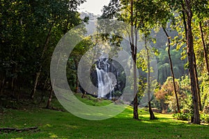 Mae Tia Waterfall is the most beautiful waterfall in Ob Luang National Park,Doi Kaeo, Chom Thong,Thailand