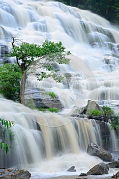 Mae Ya waterfall is bigest waterfal in Chiang Mai