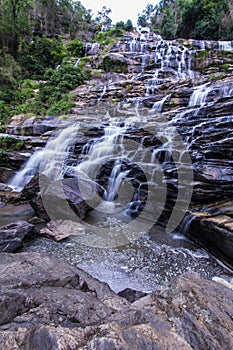 Mae Ya waterfall in Chiang Mai, Thailand