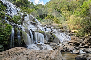 Mae Ya waterfall in Chiang Mai, Thailand