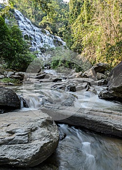 Mae Ya waterfall in Chiang Mai, Thailand