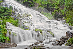 Mae Ya waterfall in Doi Inthanon national park, Chiang Mai, Thai