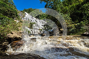 Mae Ya waterfall , landscape Thailand