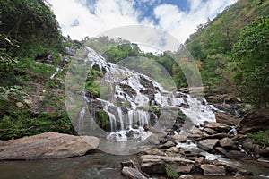 Mae Ya Waterfall, the popular place in Chiang Mai , Thailand