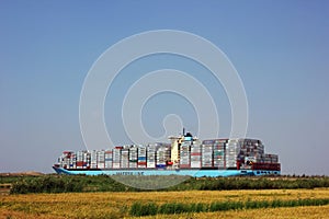 Maersk container ship