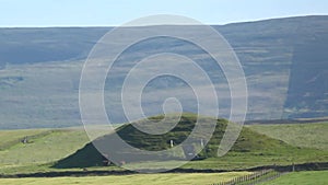 Maeshowe, a neolithic burial cairn in Orkney, Scotland