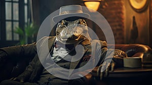 Mafia Crocodile: A Surrealistic Portrait In Unreal Engine 5