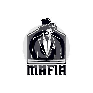 Mafia vector illustration design badge