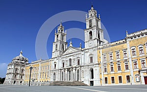 Mafra Palace-Convent, vast royal palace outside of Lisbon, Portugal