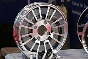 Mag wheel or rims used for alloy wheels in automobiles with a modern design and made up of alloy metals
