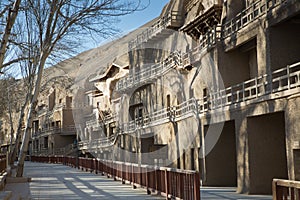 Magao Grottoes, Thousand Buddha Grottoes, Dunhuang, Gansu Province, China