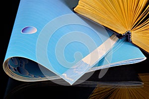 Magazine and book - a type of printed products, a source of important knowledge. The book is a literary or scientific work,