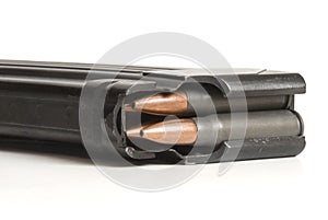 Magazine and bullets.