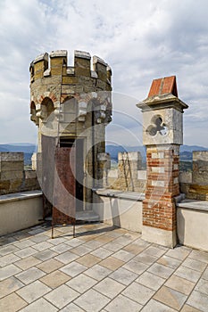 Magdala tower, rennes le chateau city in Aude, France