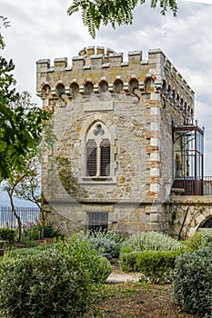 Magdala tower, rennes le chateau city in Aude, France