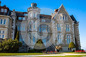 Magdalena palace in Santander, Cantabria, Spain