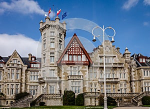 Magdalena Palace in Santander, Cantabria, Spain