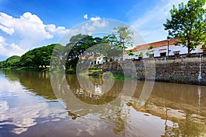 Magdalena River in Mompox, Colombia photo