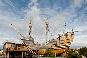 Magellan Replica Ship - Punta Arenas - Chile photo