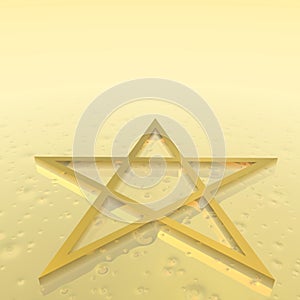 Magen David (star of David) - 3D render