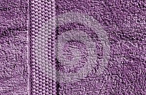 Magenta color bath towel texture.