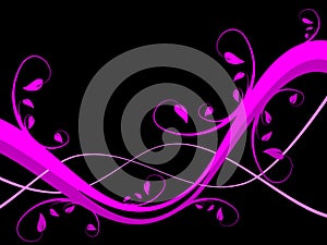 Magenta Floral Background