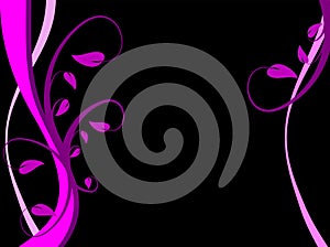 Magenta Floral Background