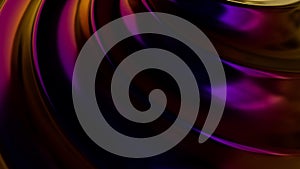 Magenta Gold Abstract Colorful 3D Concentric Texture Background Loop