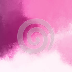 Magenta purple pink white watercolor cloudy painted background beautiful soft heaven spectrum sky design