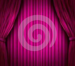 Magenta Theater stage curtains