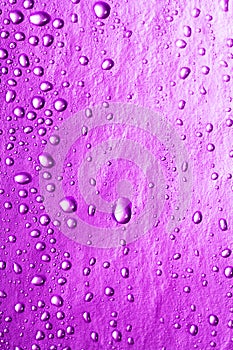 Magenta water drops