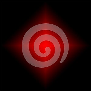 red stars rays mixed on black