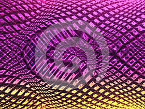 Magenta - yellow abstract patterns. Dynamic waves. Abstract background.