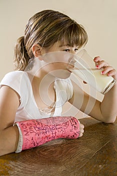 Maggie Drinking Her Milk photo